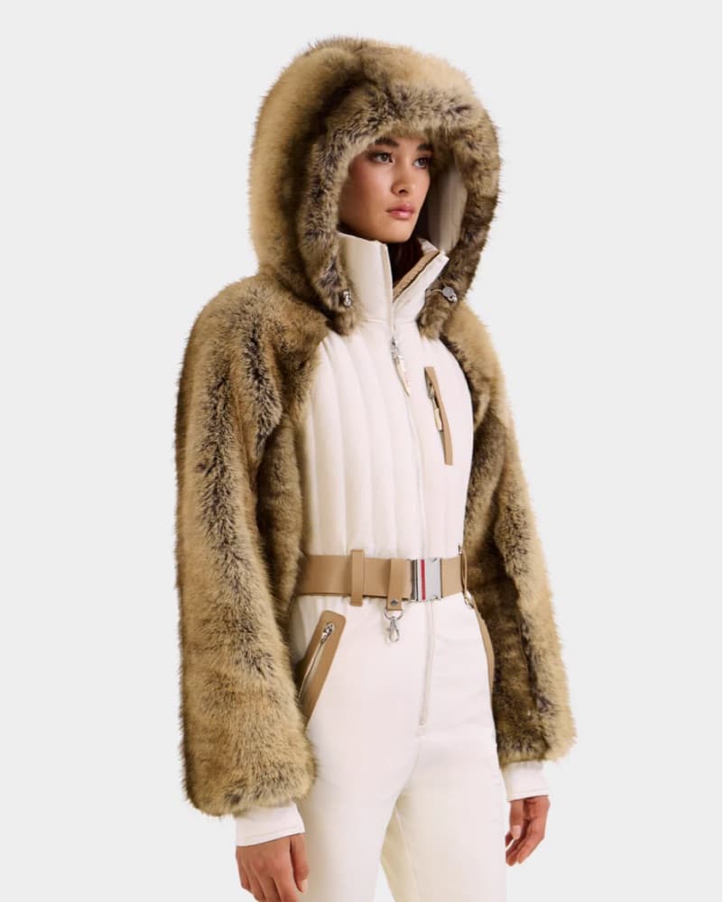 DESTINY WOMEN'S SKI SUIT WITH FAUX FUR - Image 2