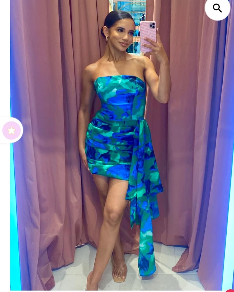 Eye Candy Couture Green Mini Dress - Image 1