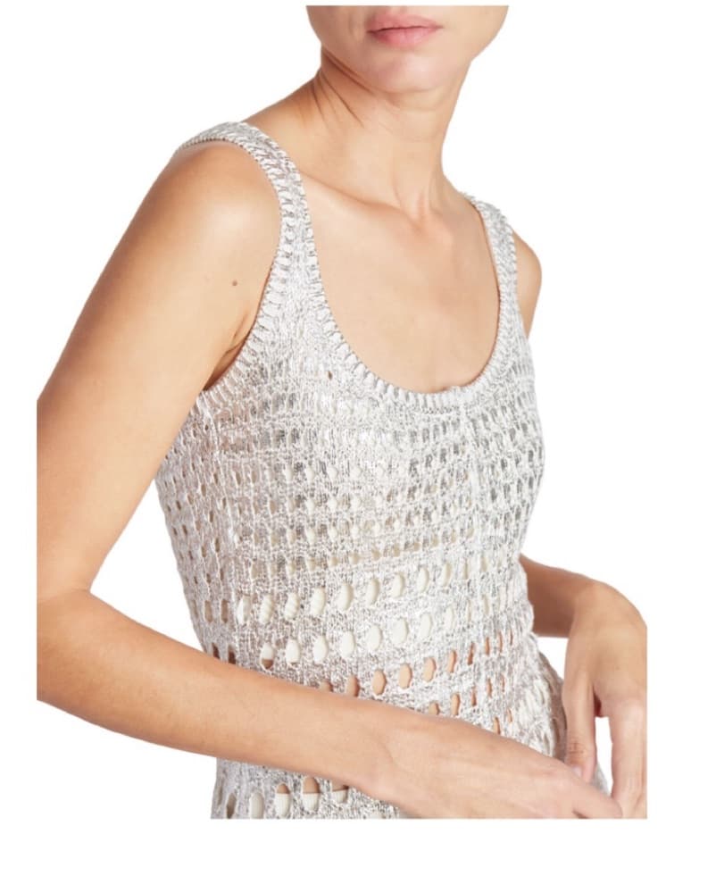 Chloe Crochet Maxi Dress - Image 3