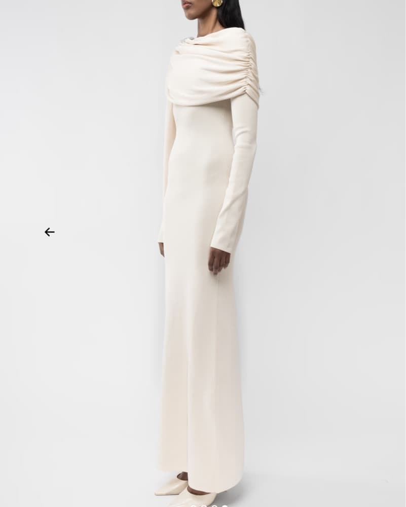 Arakii Harmony Gown In Cream - Image 2