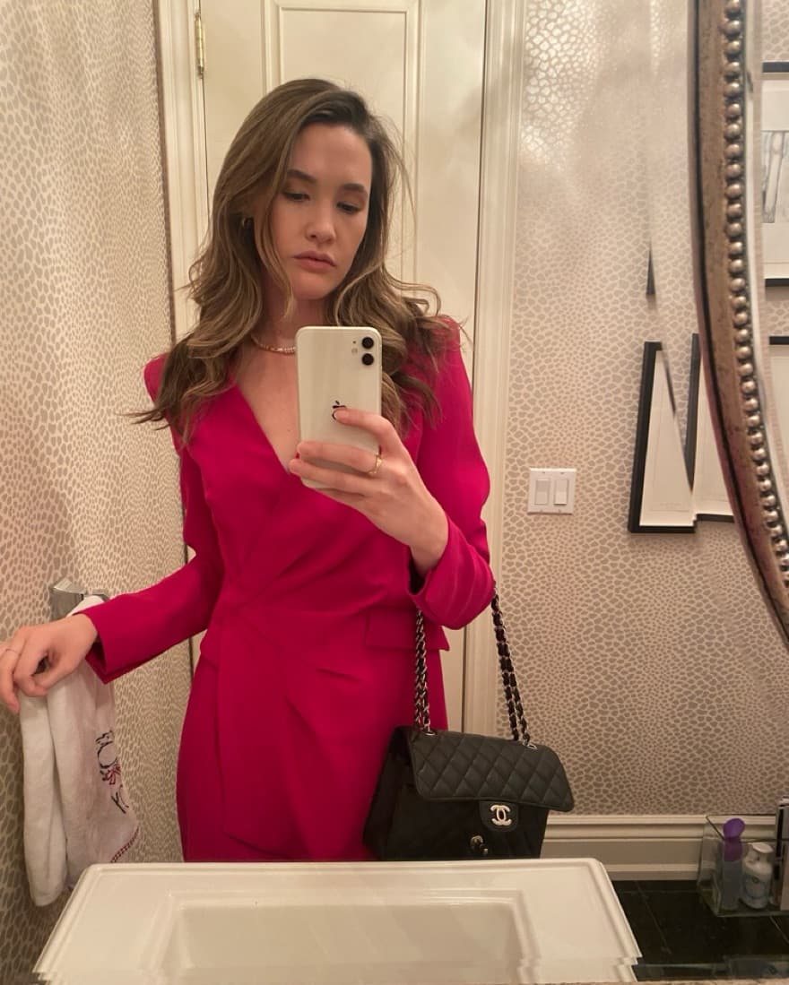 Zara Pink Draped Suit Dress - Image 3
