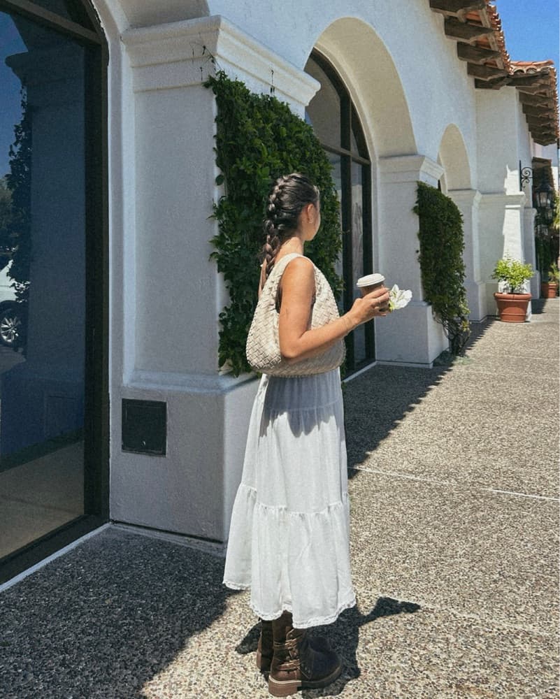 Elegant White Maxi Dress - Image 5