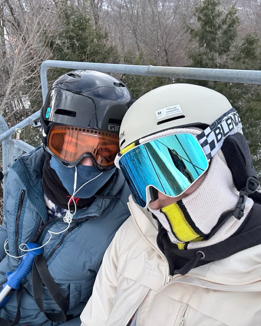 Helmet Cream White Smith Ski - Image 1