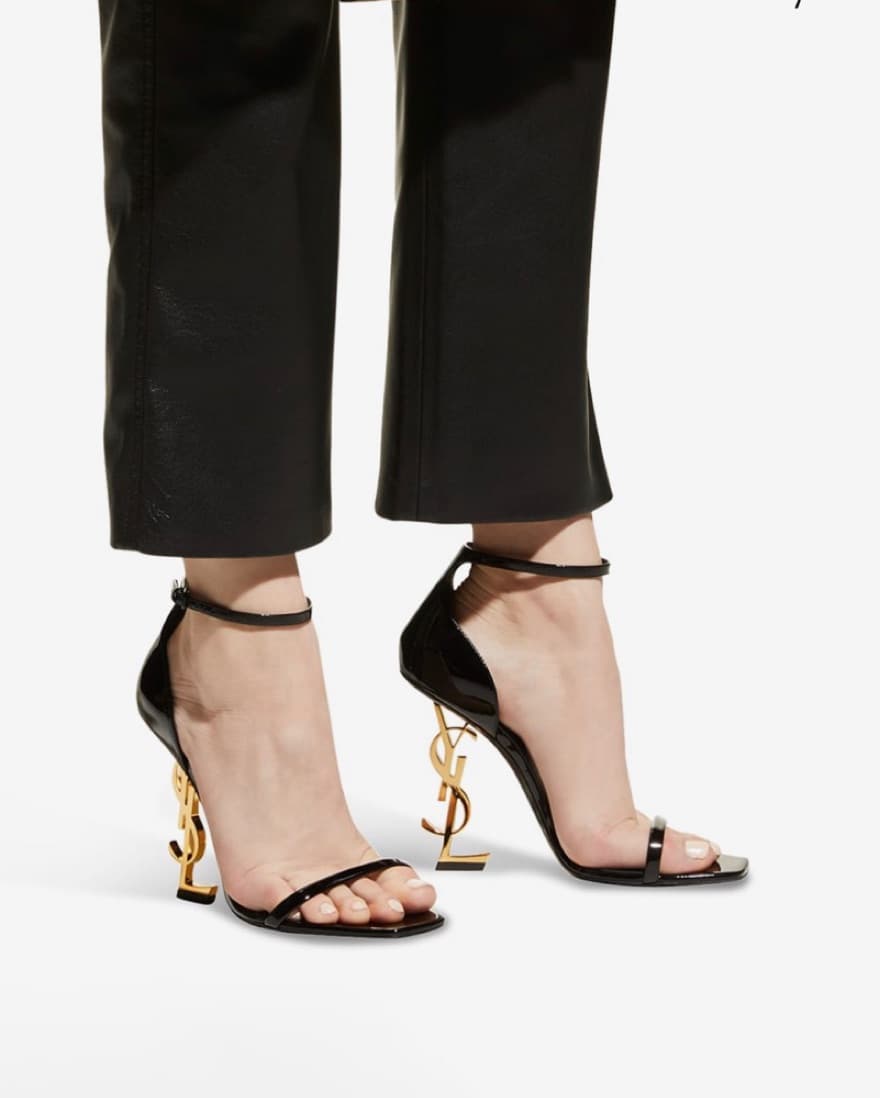 Black Saint Laurent Opyum Heels - Image 2