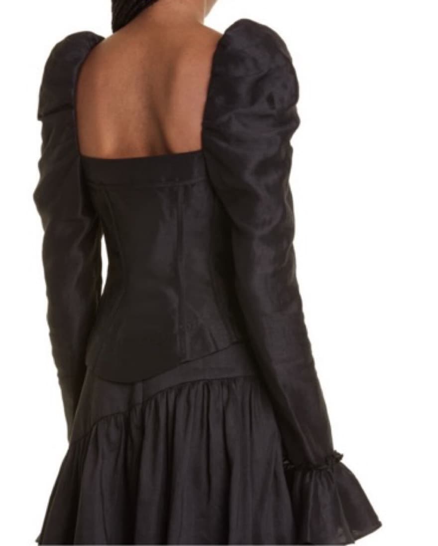Aje Giselle shoulder puff corset top - Image 3