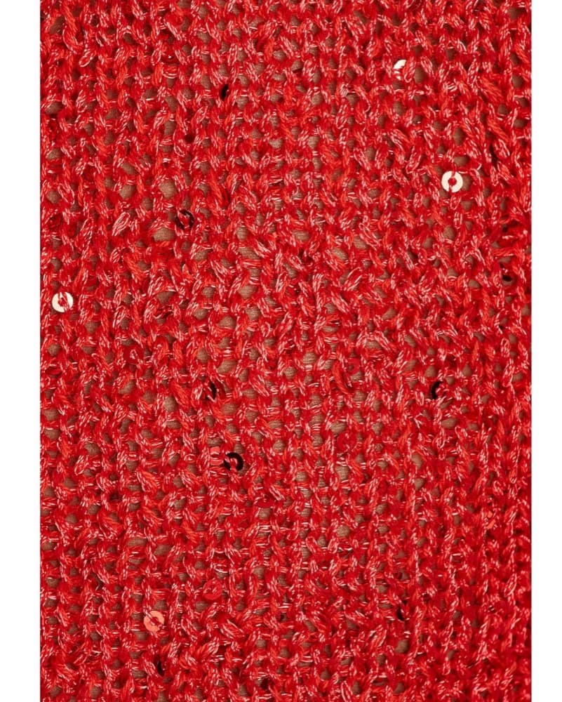 Red Sequined Asta Resort Top - Image 6