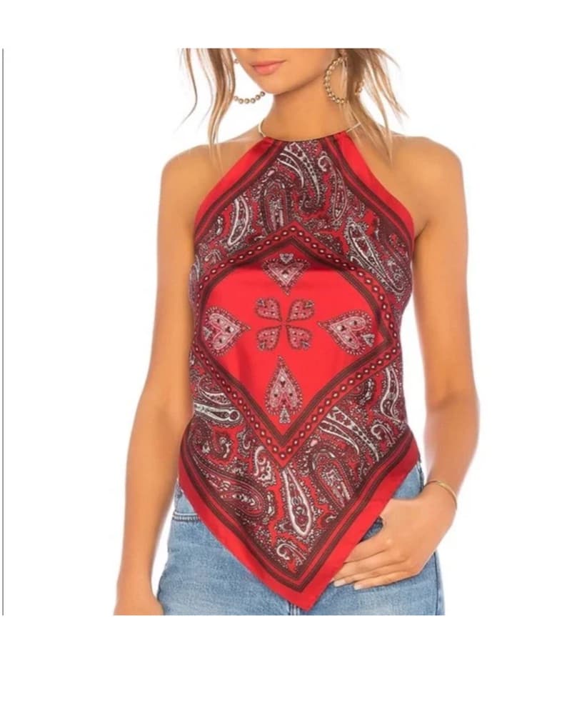 Diane Von Furstenberg Silk Scarf Top - Image 4