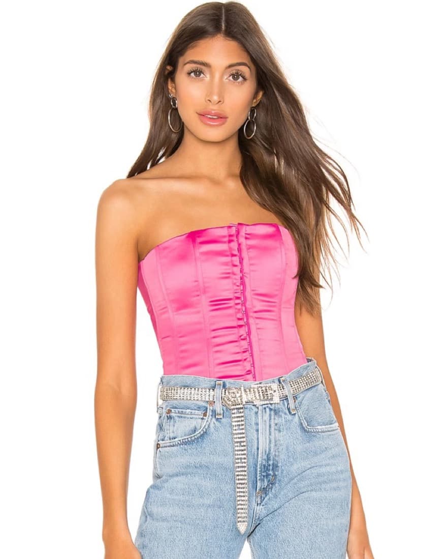 Danielle Guizo Satin Corset - Image 1