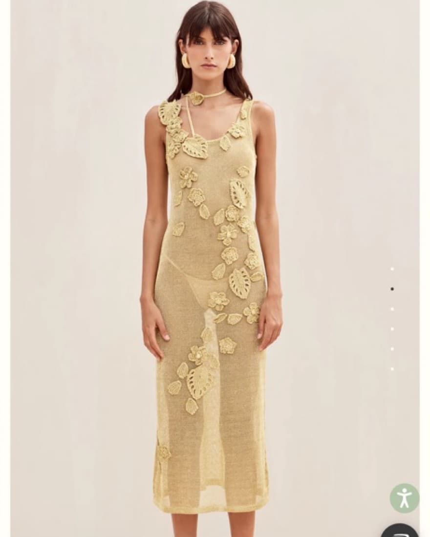 Cult Gaia Pemma Crochet Dress - Image 1