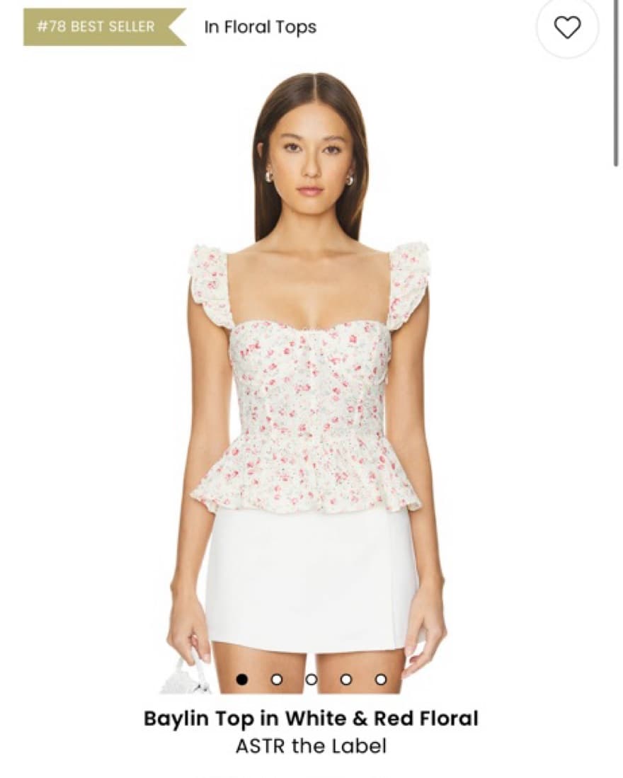 ASTR The Label Floral Top - Image 1
