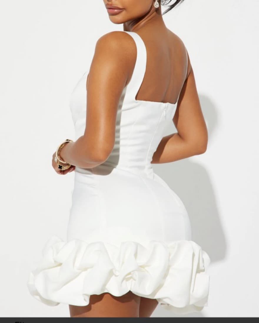 Sienna Satin Mini Dress - Image 3