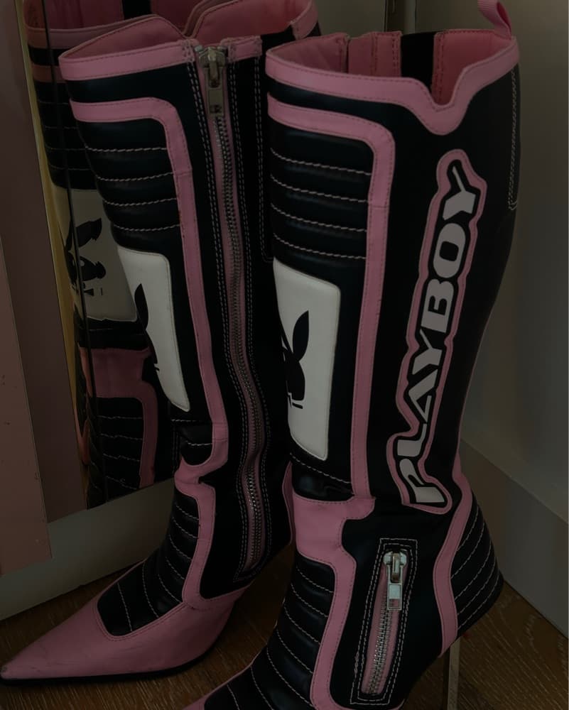 Pink Playboy Boots 🩷 - Image 3