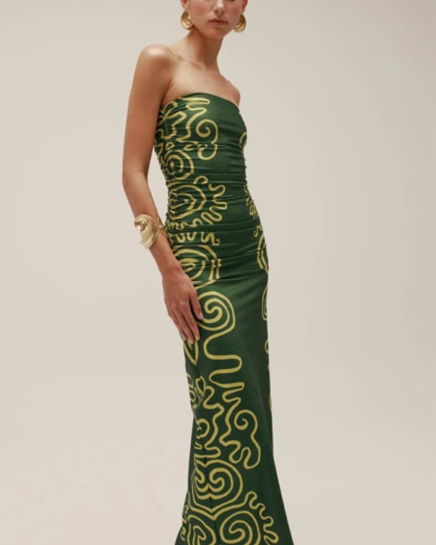 Cala De La Cruz Strapless Maxi Dress - Image 1