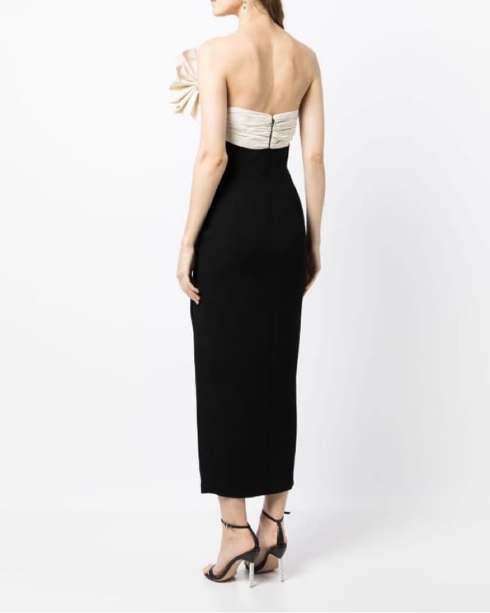 Rachel Gilbert Lavina Ruffle Dress US 4 - Image 3