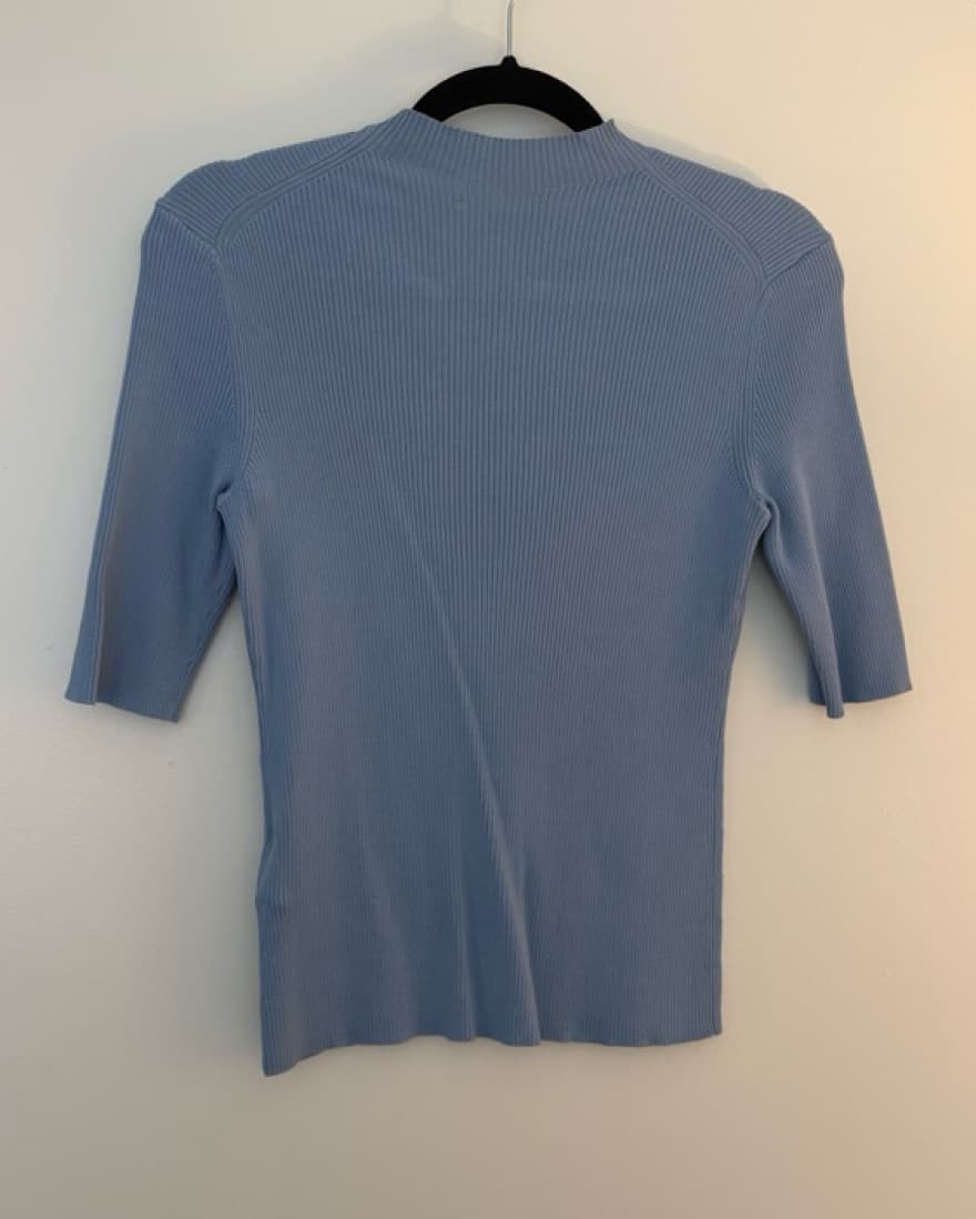 Maje Ribbed Knit Sweater - Image 4