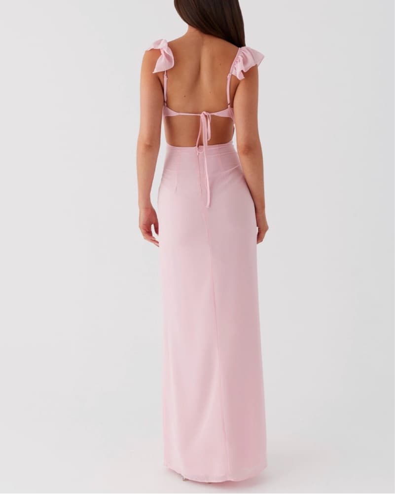 Romantic Ruffle Maxi Dress - Image 2
