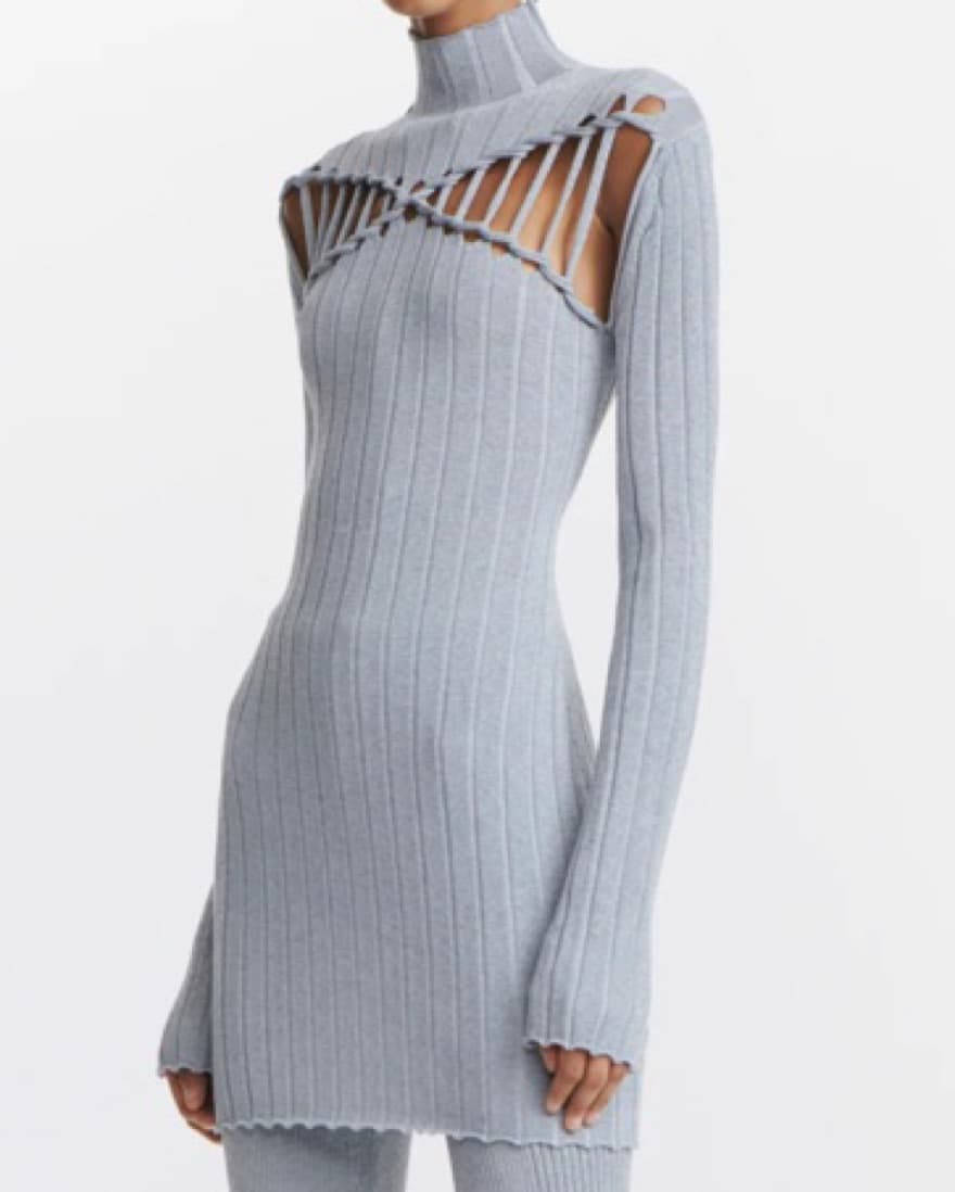 $870 Dion Lee Reflective mini Dress  - Image 2
