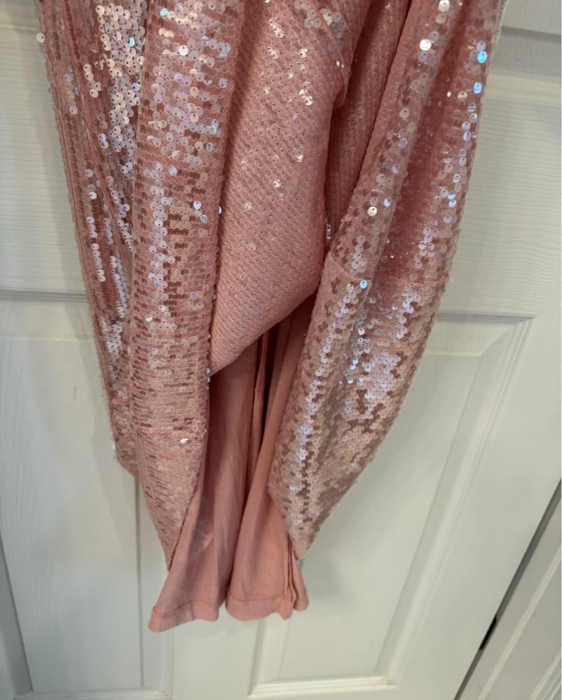 Anthropologie Sequin Cowl Neck Dress - Image 5