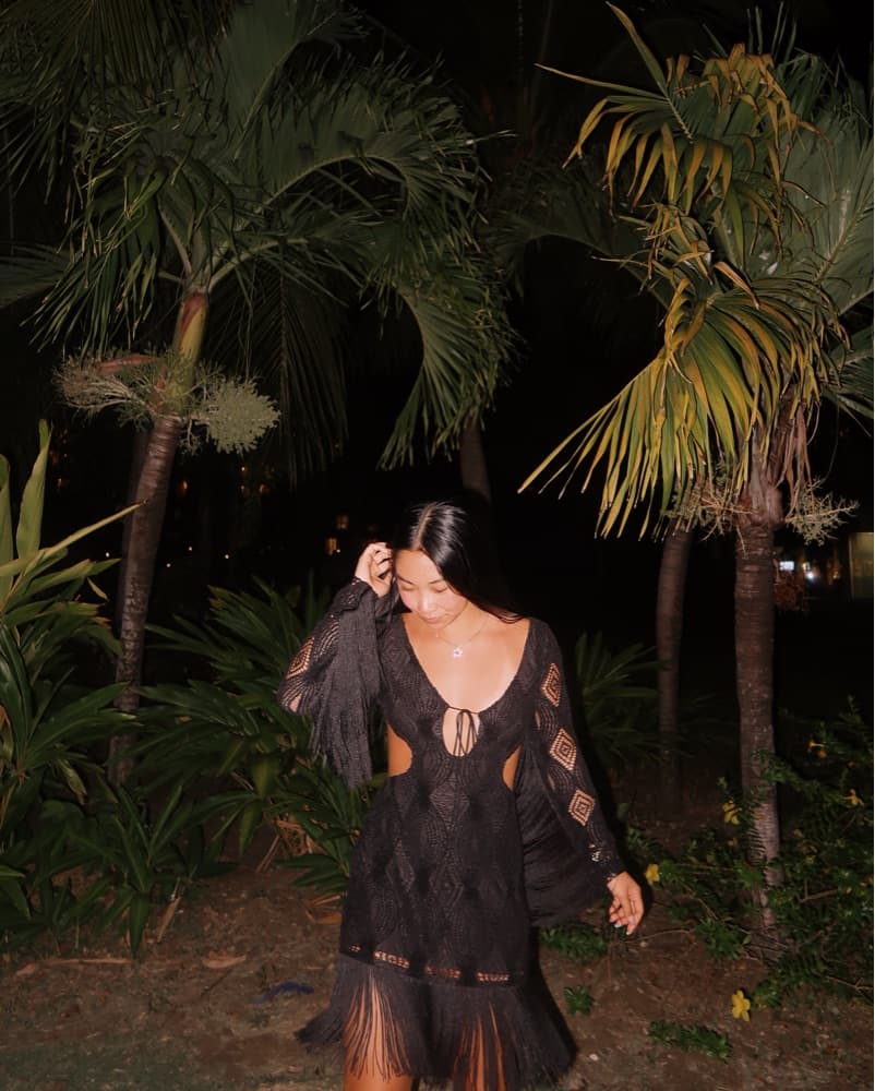  Love & Lemons Black Fringe Dress  - Image 3
