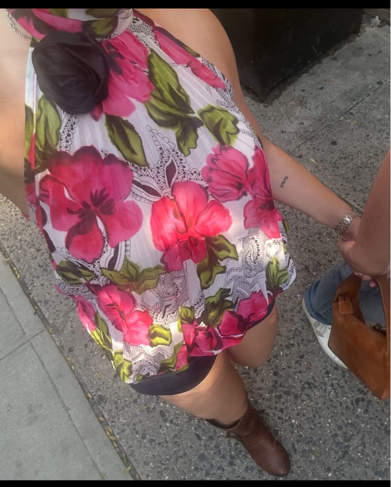 Vintage Floral Halter Top - Image 1