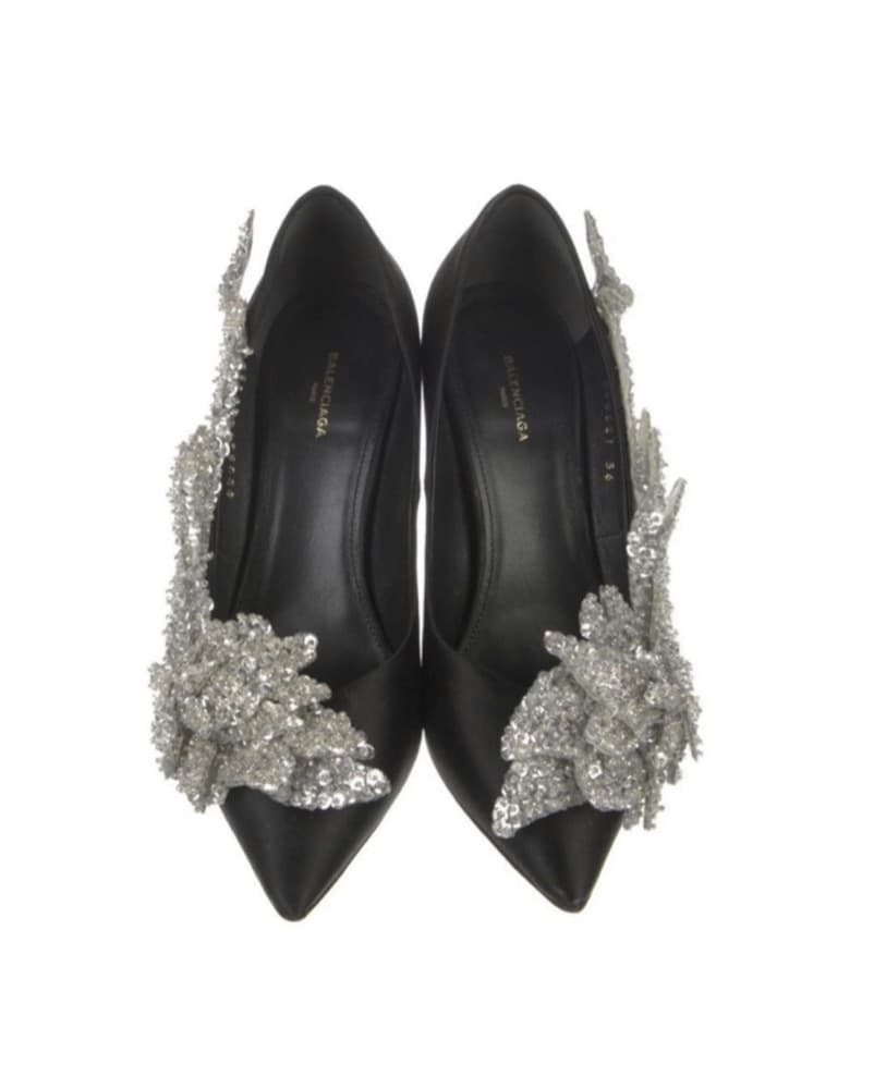 BALENCIAGA Runway Talon Slash Pumps - Image 4