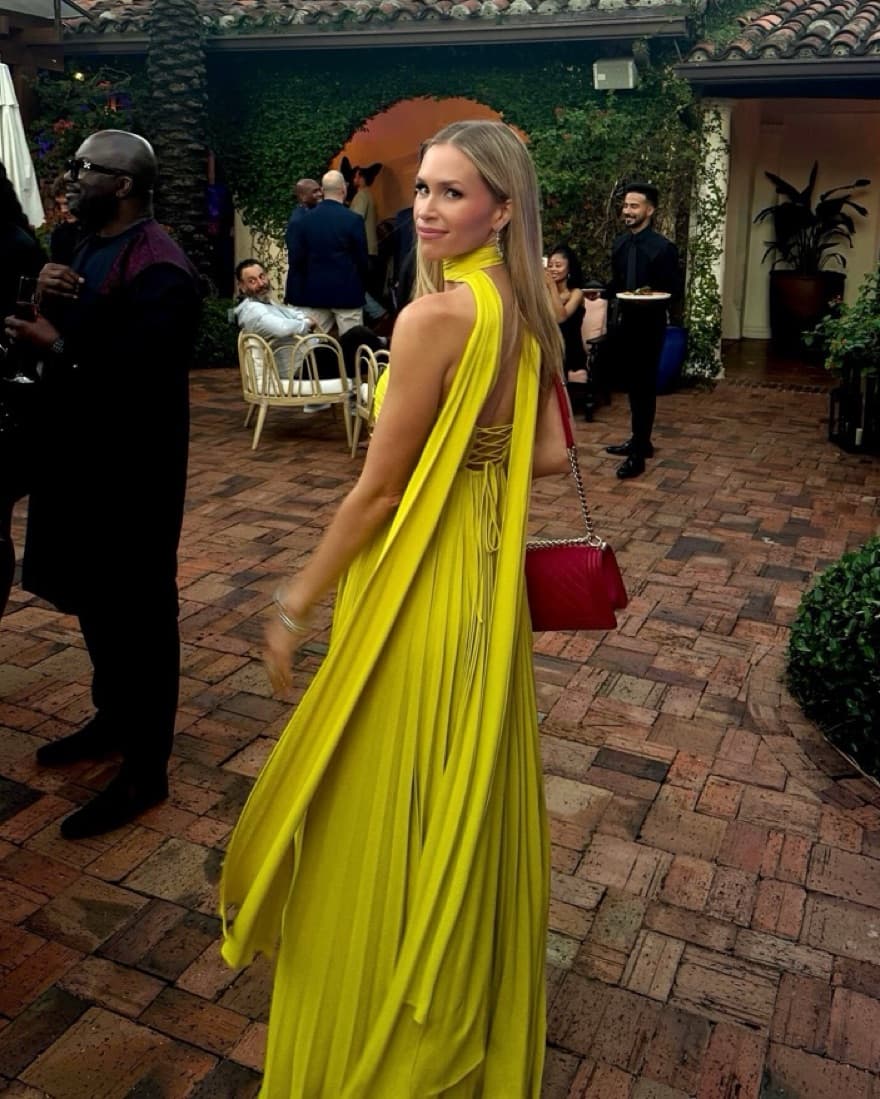 Delfi Collective Chartreuse Daphne Dress - Image 1