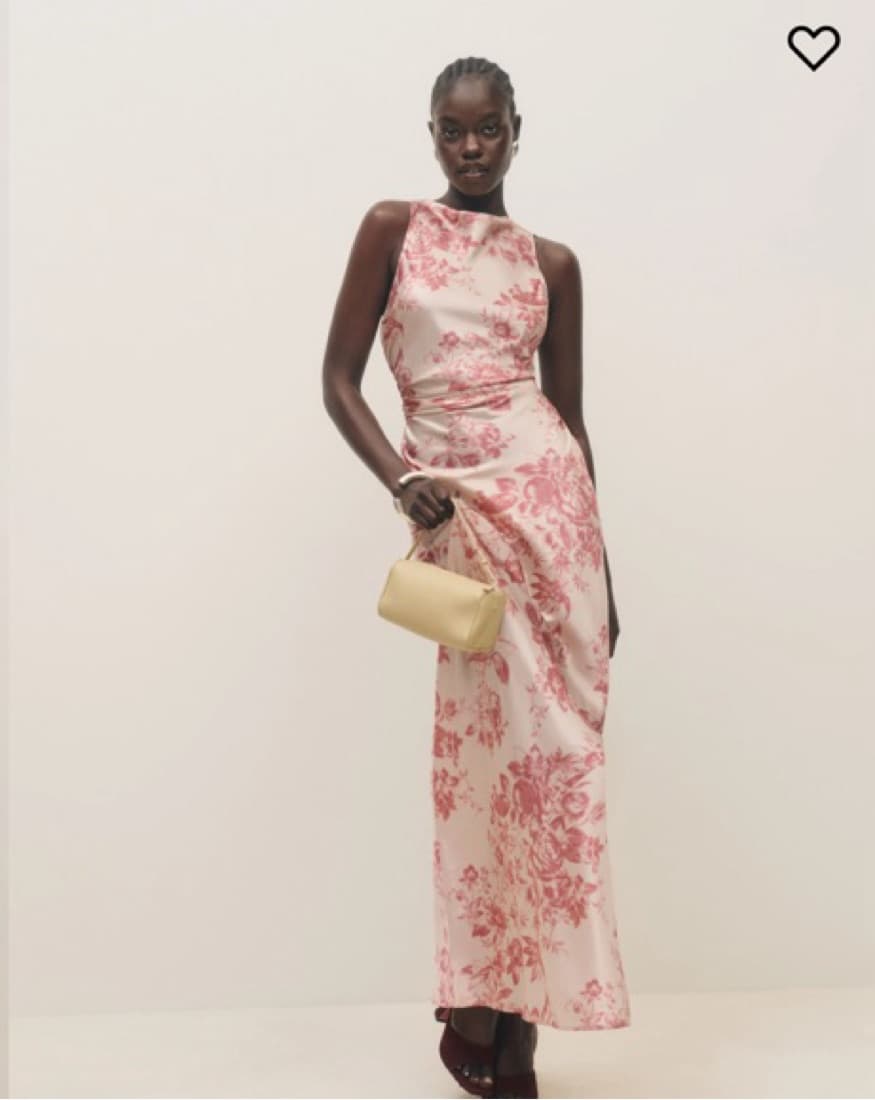 Reformation Anaiis Silk Dress - Image 1