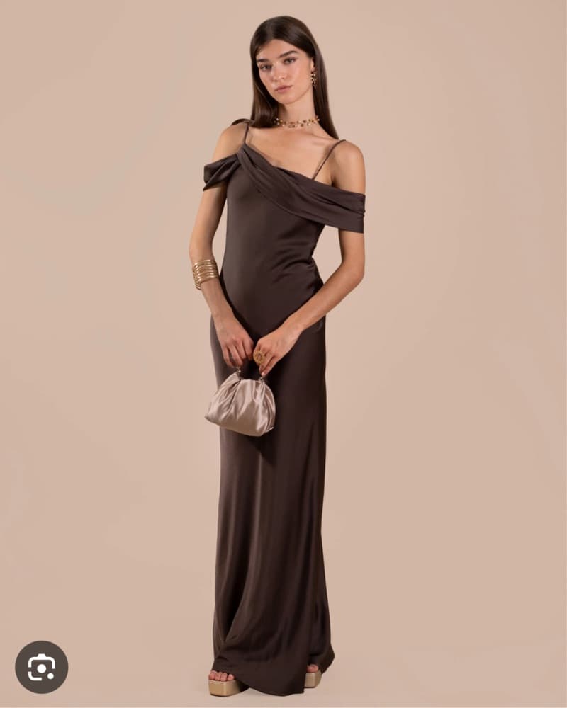 Brown Maxi Dress - Image 1