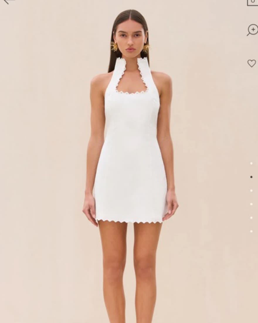 Cult Gaia Carey Dress Eyelet- Trimmed - Image 2