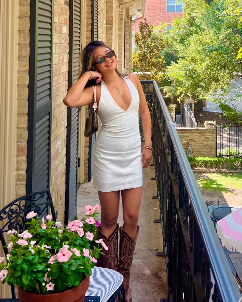 Zara Lace Back Dress - Image 2
