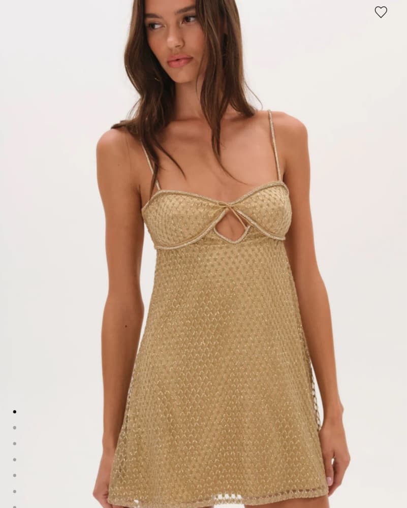 For Love & Lemons Gold Shimmer Mini - Image 3