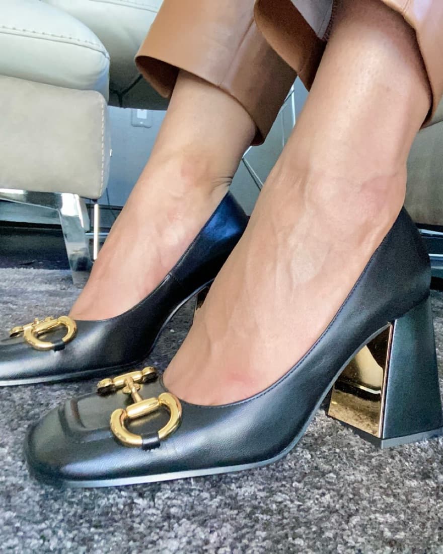 Black Gucci Heels - Image 2