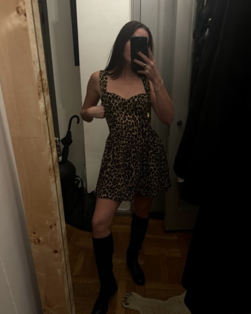 Reformation Taiga Cheetah Dress  - Image 4