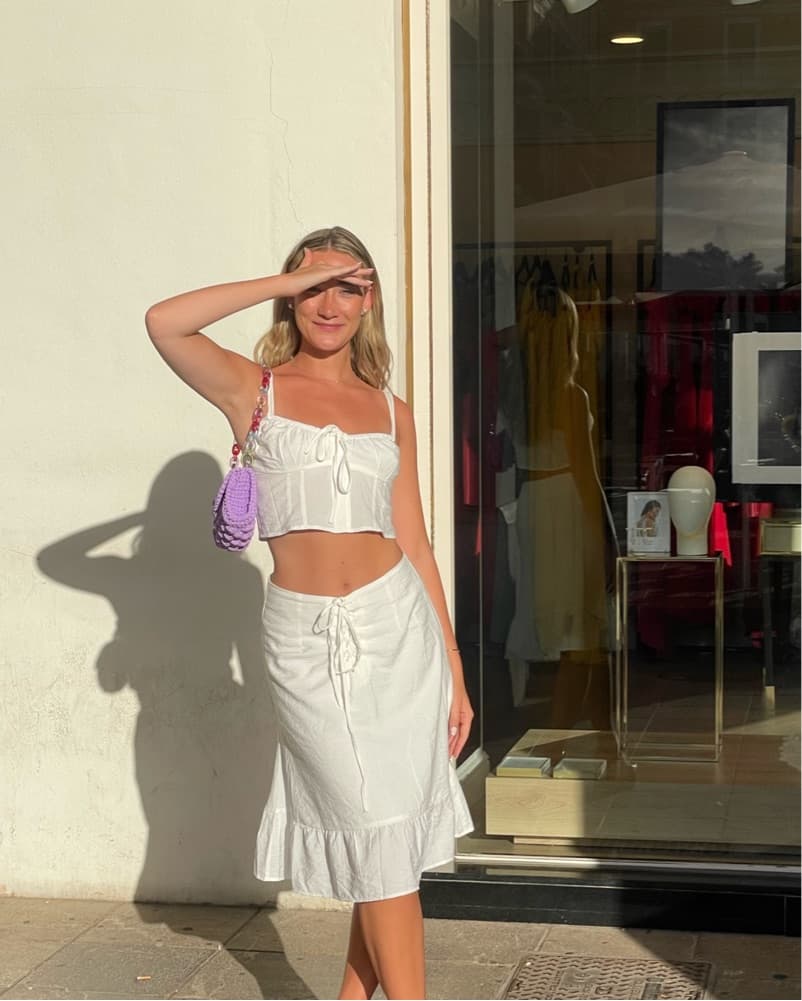Two Piece White Set - Image 1