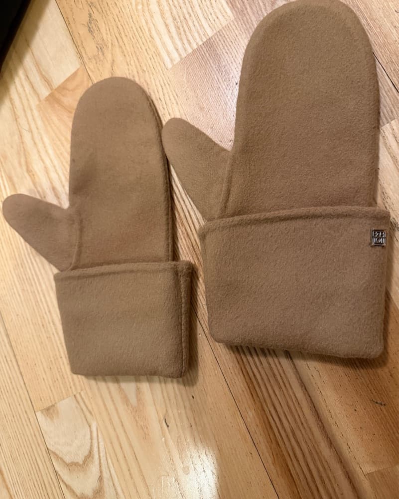 Toteme Taupe Mittens - Image 1