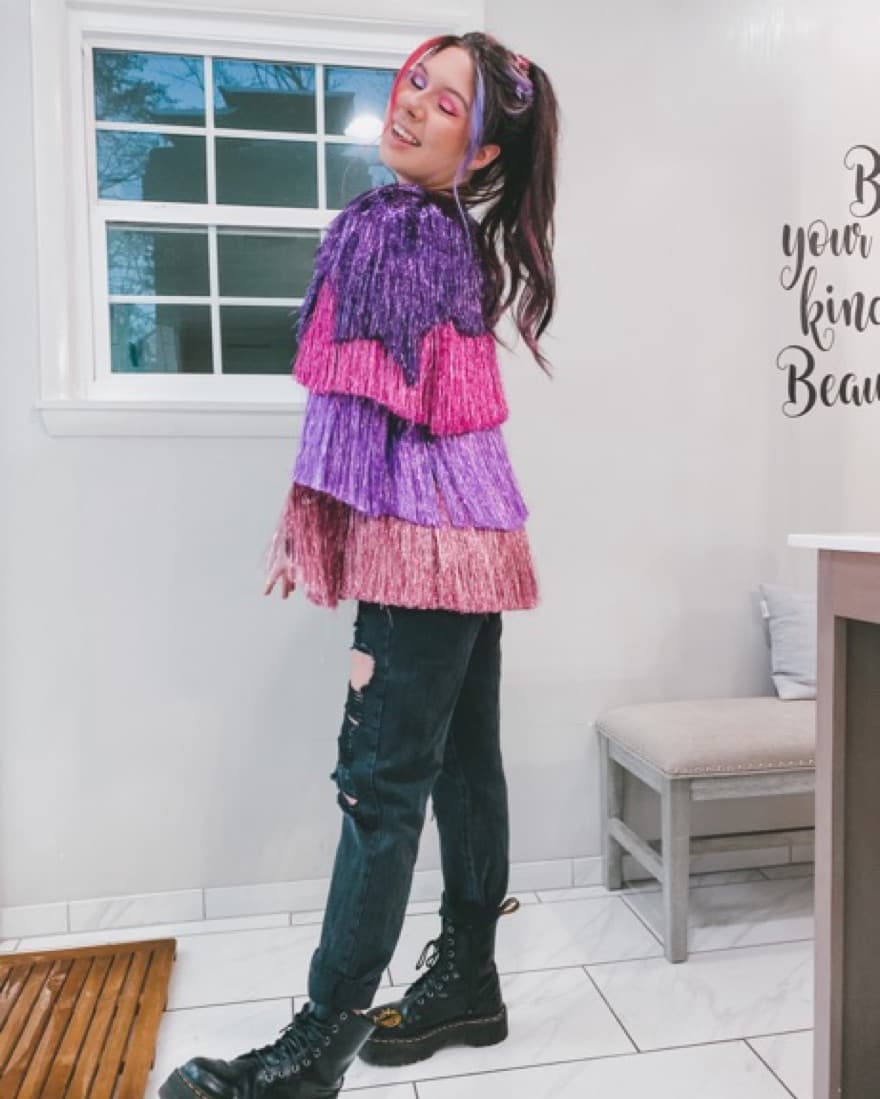 NastyGal Metallic Fringe Tinsel Jacket - Image 4