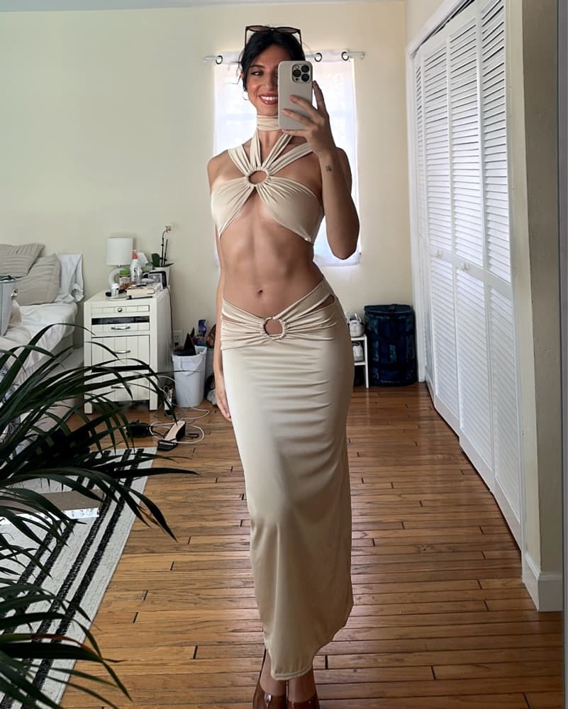 Beige 2 piece Matching Set - Image 1