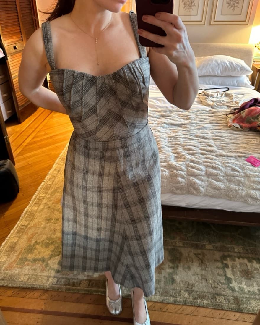 Dolce And Gabbana Vintage Plaid Dress - Image 1