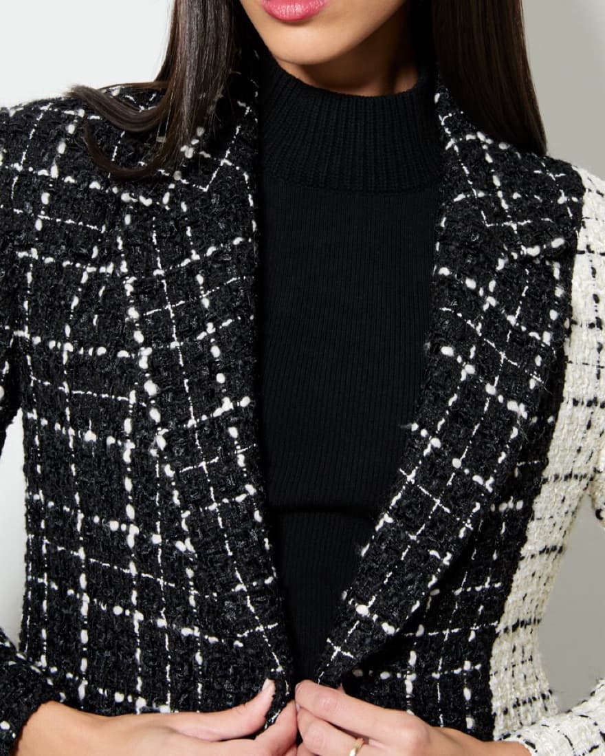 BRET STRONG SHOULDER FITTED BLAZER - Image 6