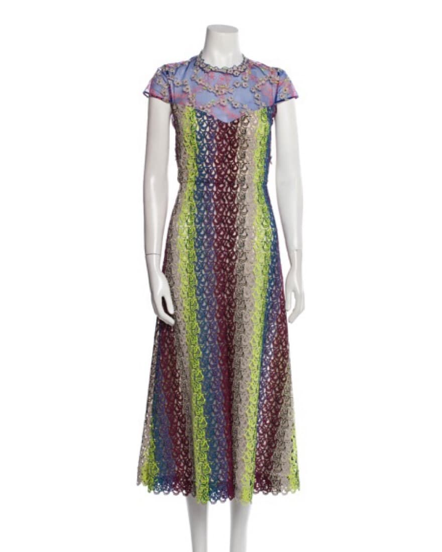 Gabriela Hearst Open-Back Macrame Dress - Image 2