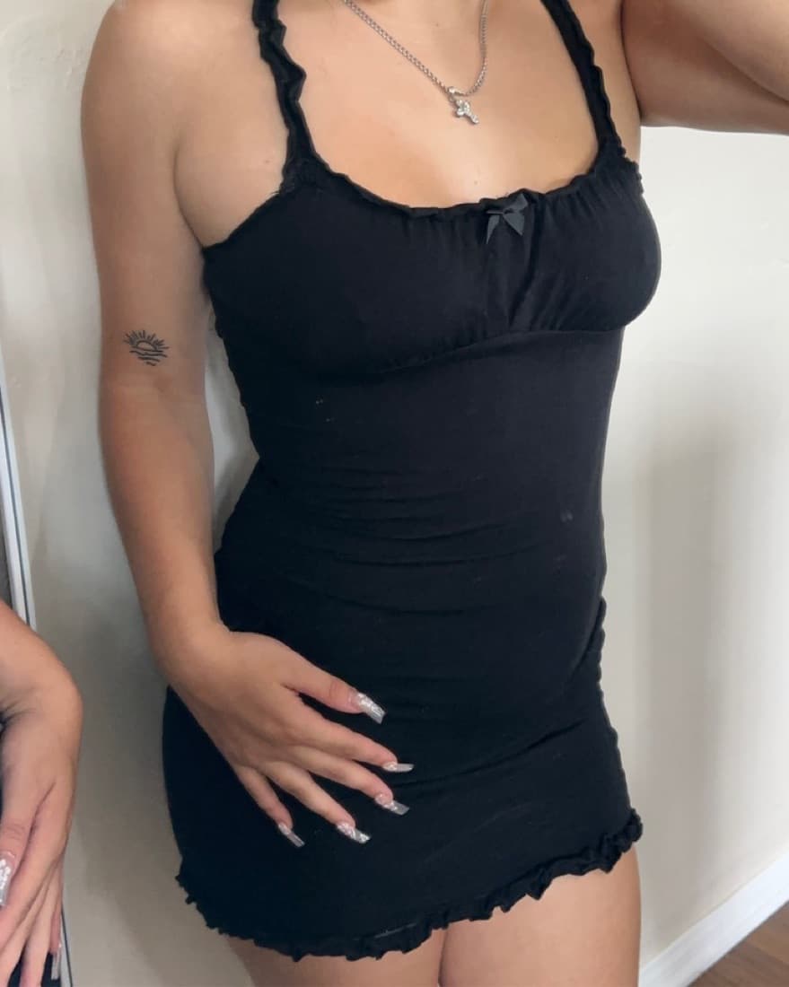 black night dress - Image 3