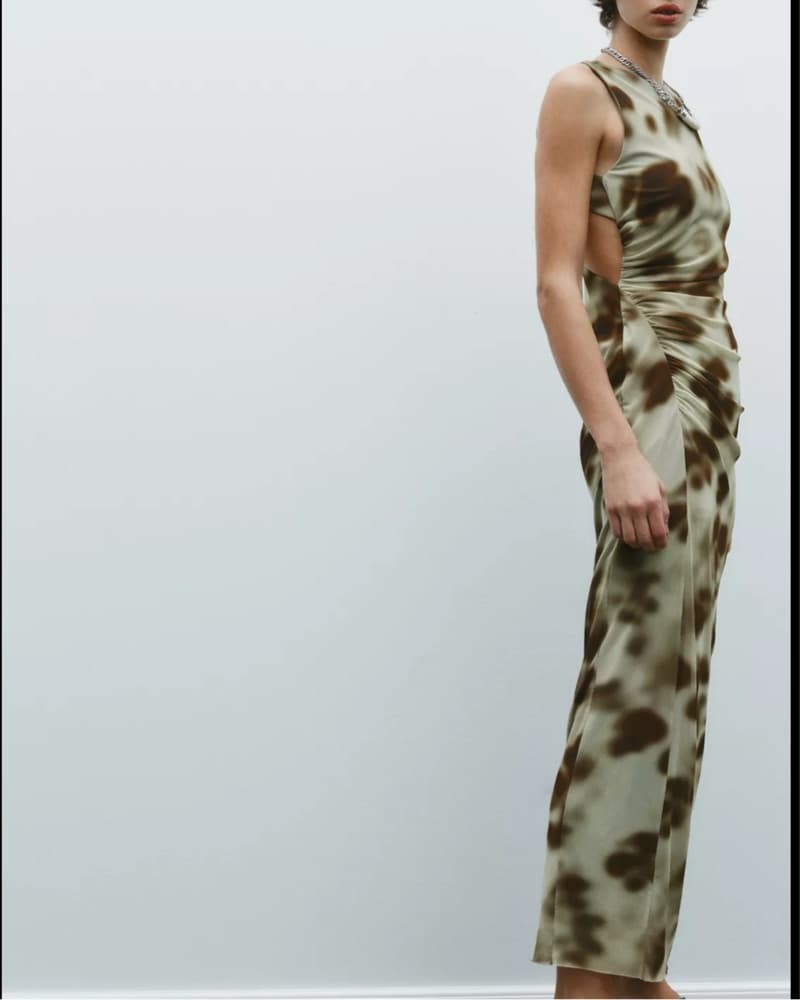 Zara Satin Slip Dress - Image 3