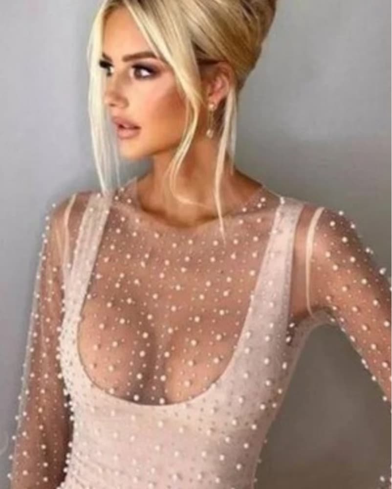 Beach Bunny Champagne Nights Mesh Dress  - Image 2