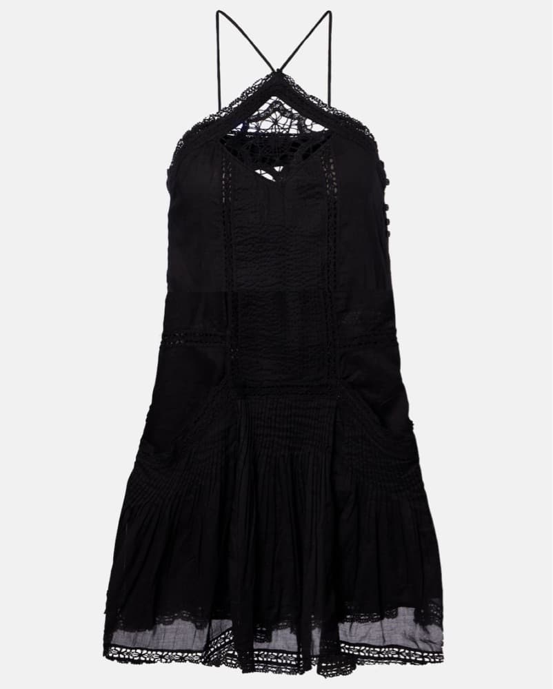 Isabel Marant Geraldin Black Mini Dress - Image 4