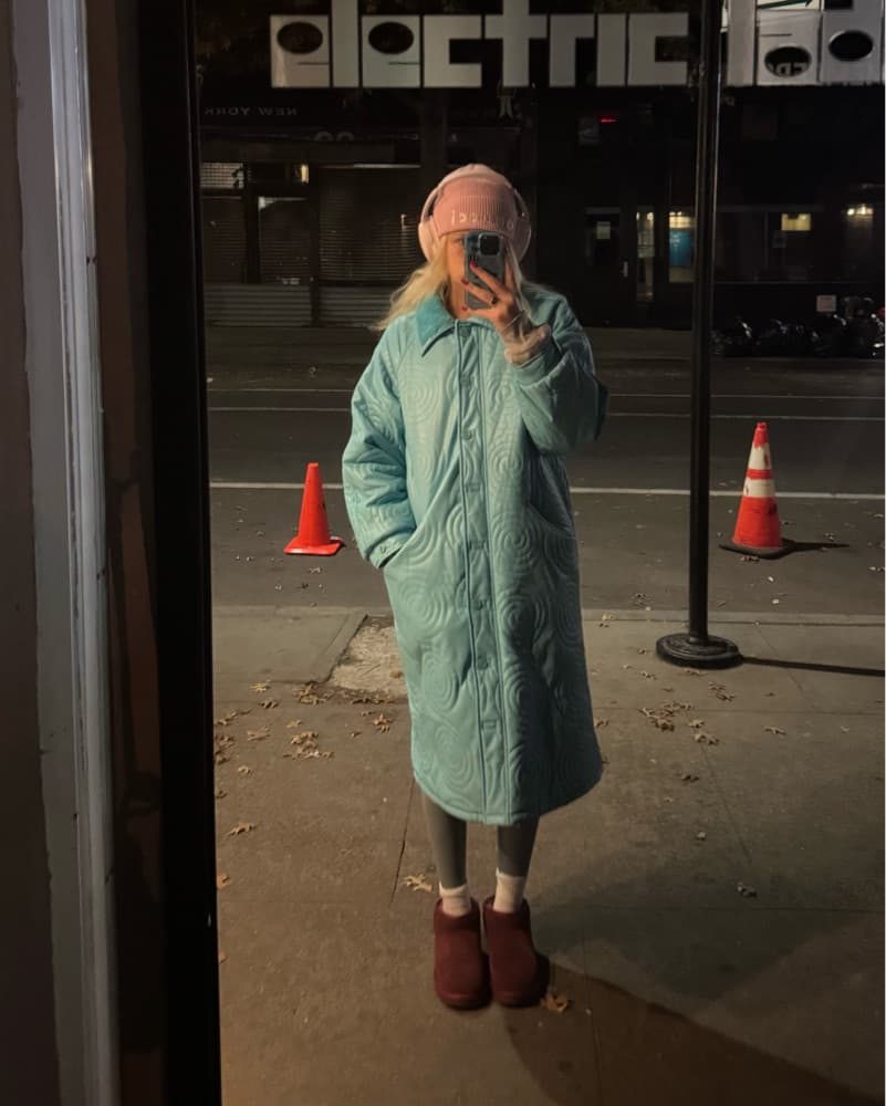 Blue winter Coat - Image 2