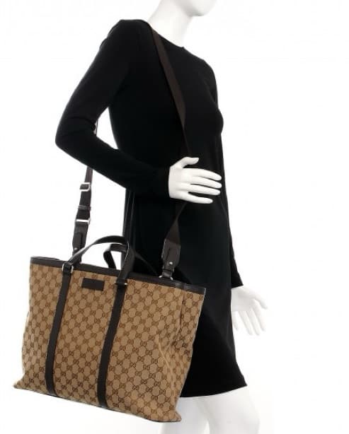 Gucci Large Monogrammed Tote - Image 4
