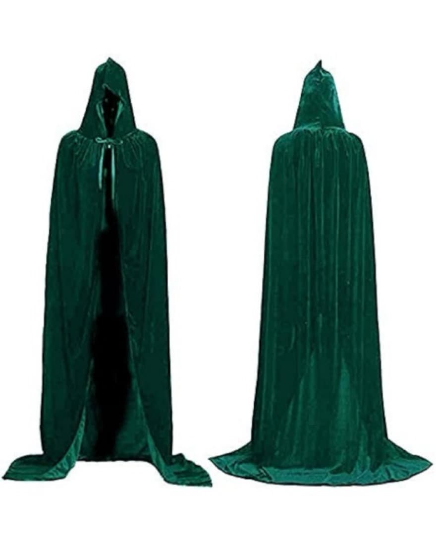 Costume! Emerald Halloween Cloak - Image 1