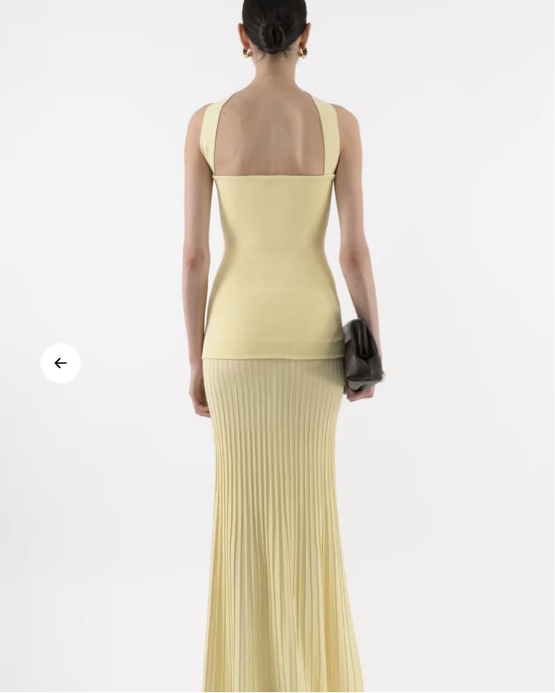 Arakii long yellow dress - Image 4