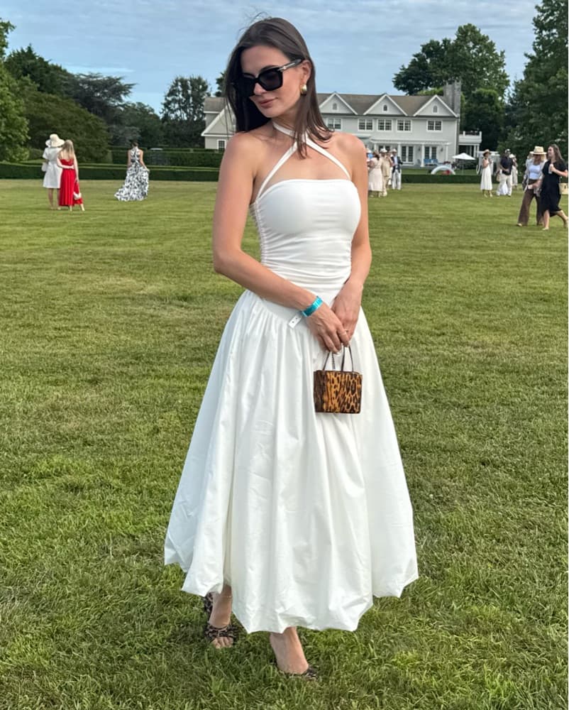 Amylynn Alexa White Puffball Dress - Image 1