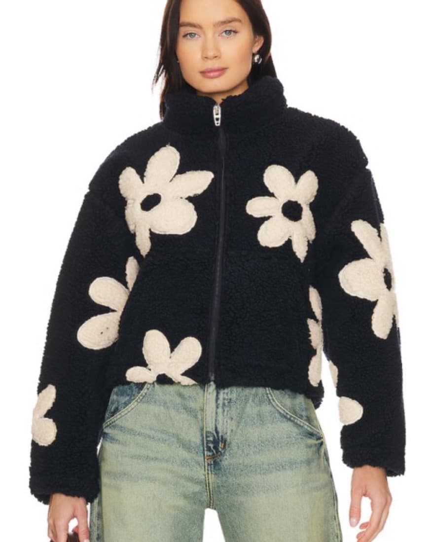 Sherpa Floral Jacket - Image 1